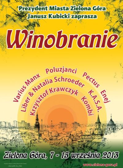 Winobranie plakat